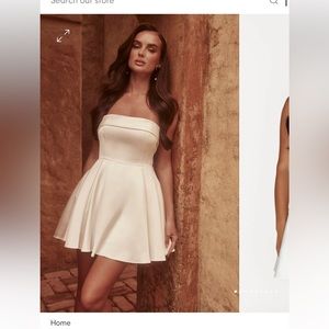 Meshki Eileen White Dress